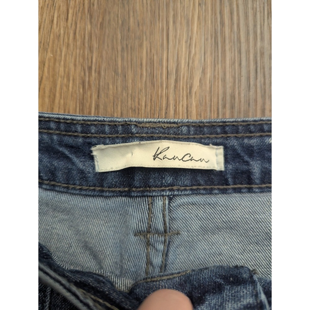 KanCan Jeans Womens 29 Blue Cargo Pants Medium‎ Wash High Rise Y2K Denim - Picture 3 of 13